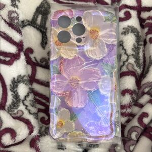 Floral Purple iPhone 15 pro max Case